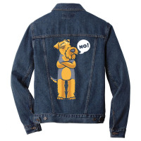 Welsh Terrier T  Shirt Stubborn Welsh Terrier Dog T  Shirt Men Denim Jacket | Artistshot