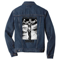 Jesus Saves Men Denim Jacket | Artistshot