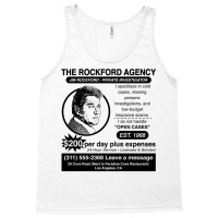 Jim Rockford Newspaper Ad Tank Top | Artistshot