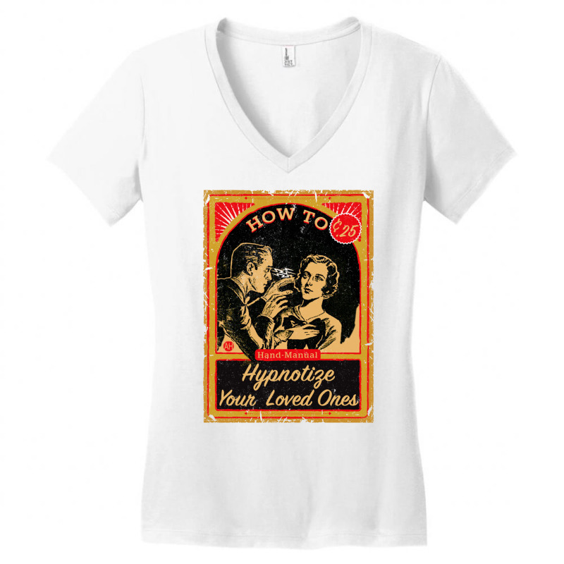 How To Hypnotize Your Loved Ones Hand Manual Women's V-Neck T-Shirt by laichuwiecha | Artistshot