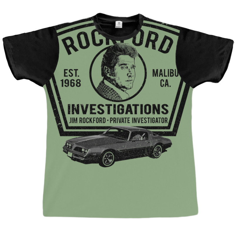 Jim Rockford Private Investigator Graphic T-shirt by kebabbmkhabar | Artistshot