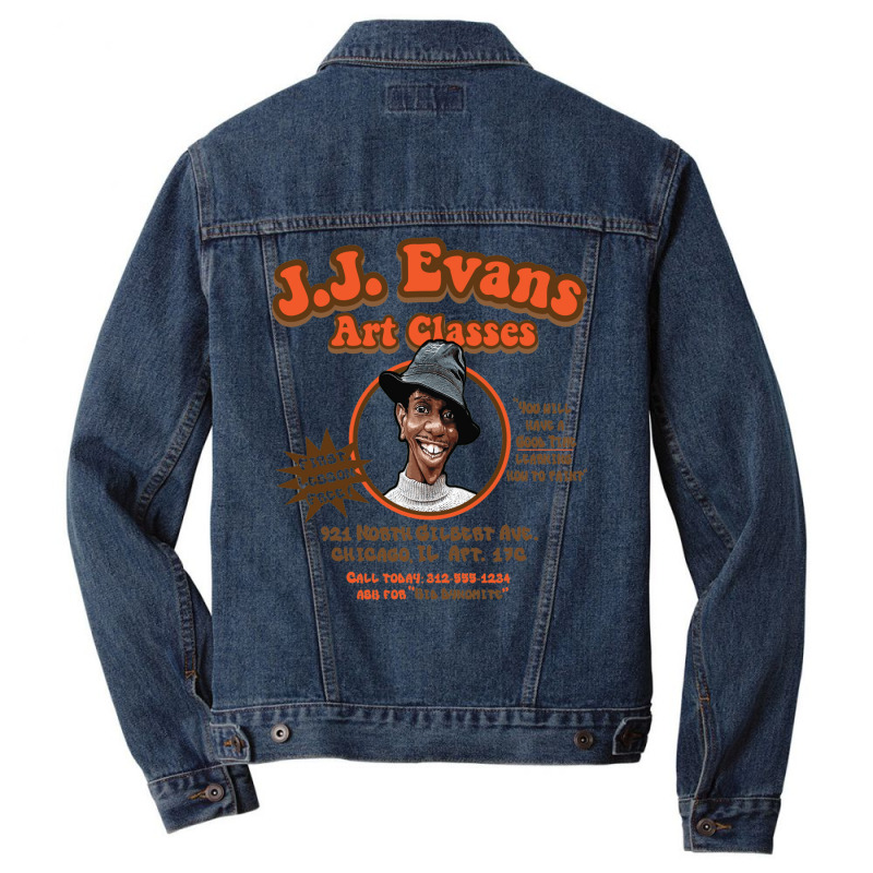 Jj Evans Art Classes Men Denim Jacket by kebabbmkhabar | Artistshot