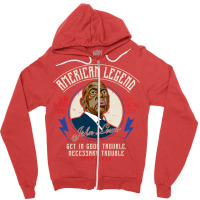 John Lewis American Legend Good Trouble Zipper Hoodie | Artistshot