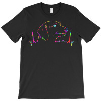 Wire Haired Dachshund T  Shirt Dachshund Dog Gift Idea Colorful Heartb T-shirt | Artistshot