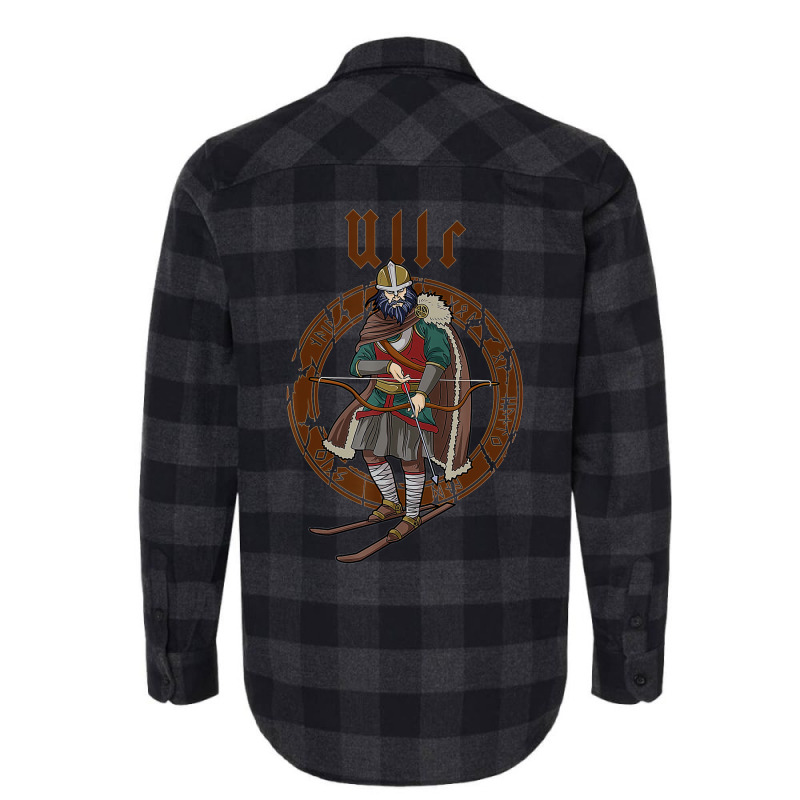 Ullr  God Of Archery  Viking Gifts Hunting Ski Flannel Shirt | Artistshot