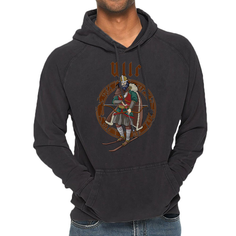 Ullr  God Of Archery  Viking Gifts Hunting Ski Vintage Hoodie | Artistshot