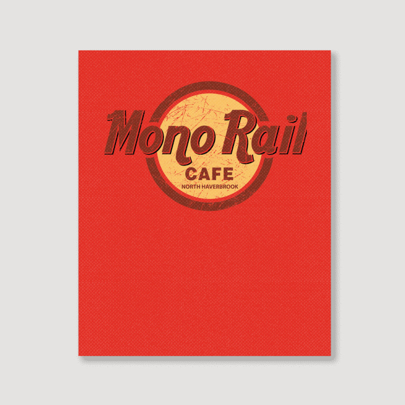 Mono Rail Portrait Canvas Print | Artistshot