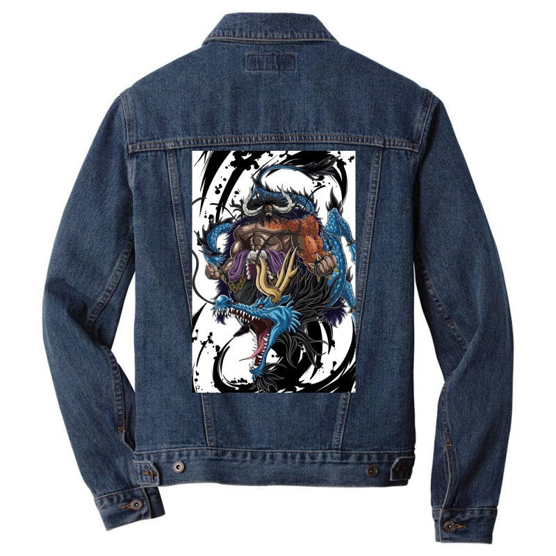 Kaido One Piece 1 Men Denim Jacket by kebabbmkhabar | Artistshot