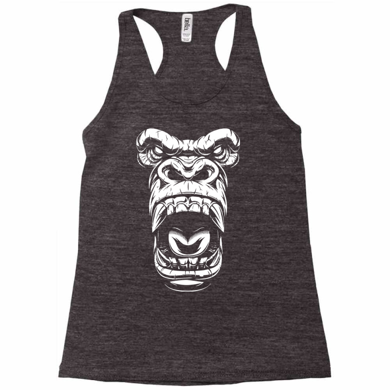 Gorilla Scream Racerback Tank by muryeljoguely | Artistshot