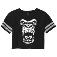 Gorilla Scream Scorecard Crop Tee | Artistshot