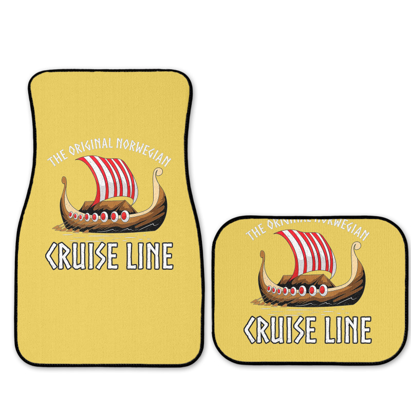 Viking Ship Cruise Norwegian Line Full Set Car Mats by shoenlositox | Artistshot