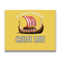 Viking Ship Cruise Norwegian Line Metal Print Horizontal | Artistshot