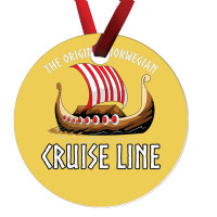 Viking Ship Cruise Norwegian Line Ornament | Artistshot