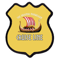 Viking Ship Cruise Norwegian Line Shield Patch | Artistshot