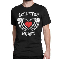 Trending Vintage Skeleton Bones Heart Halloween Classic T-shirt | Artistshot