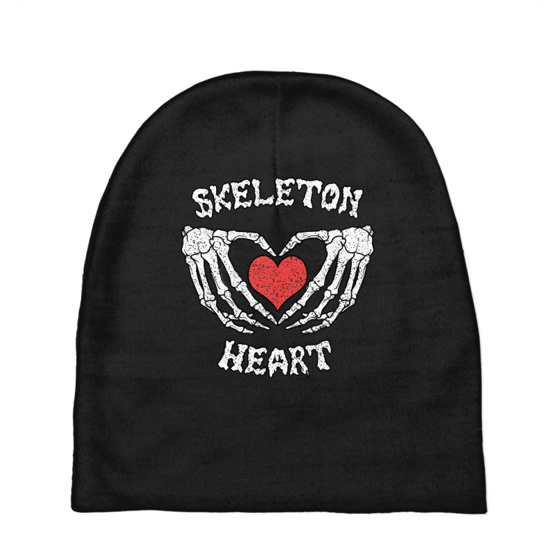 Trending Vintage Skeleton Bones Heart Halloween Baby Beanies by quanghuydinh1 | Artistshot