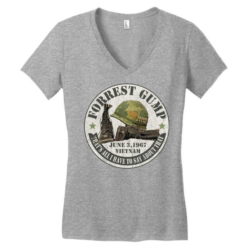 Forrest Gump Vietnam 1967 Women's V-Neck T-Shirt by zitkazullend | Artistshot