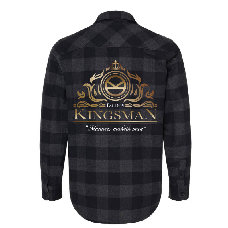 Kingsman Emblem Flannel Shirt by kebabbmkhabar | Artistshot