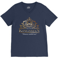 Kingsman Emblem V-neck Tee | Artistshot