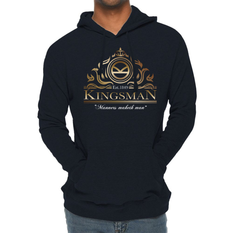 Kingsman Emblem Lightweight Hoodie by kebabbmkhabar | Artistshot