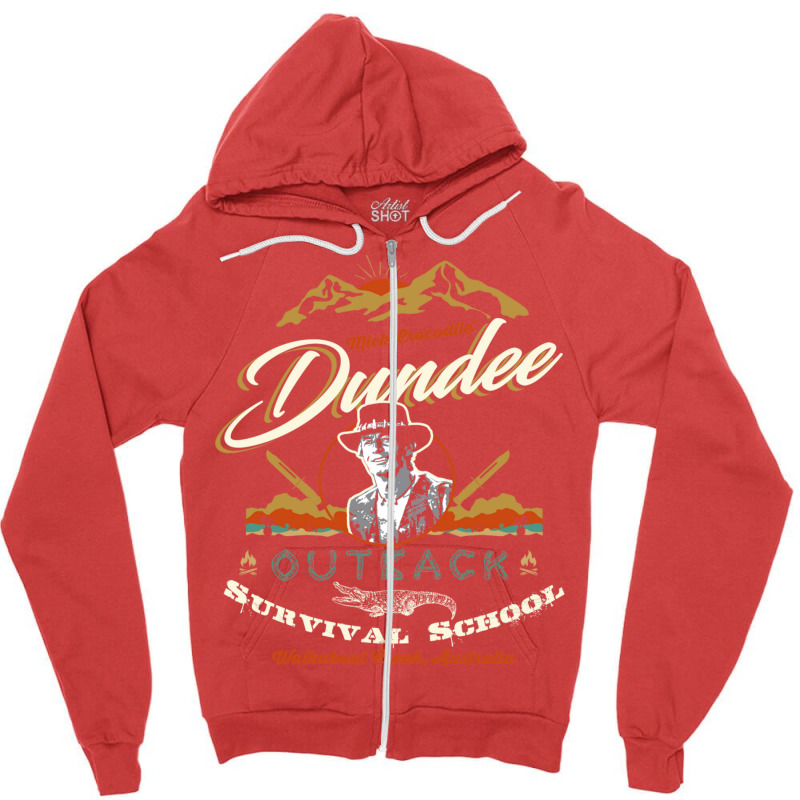 Crocodile Dundee Outback Survival School Zipper Hoodie by ljusikryanzp | Artistshot