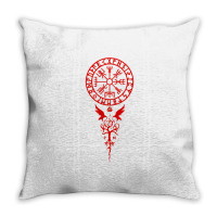 Vegvisir Runes Funny Viking Compass Nordic Gift Men Women Throw Pillow | Artistshot