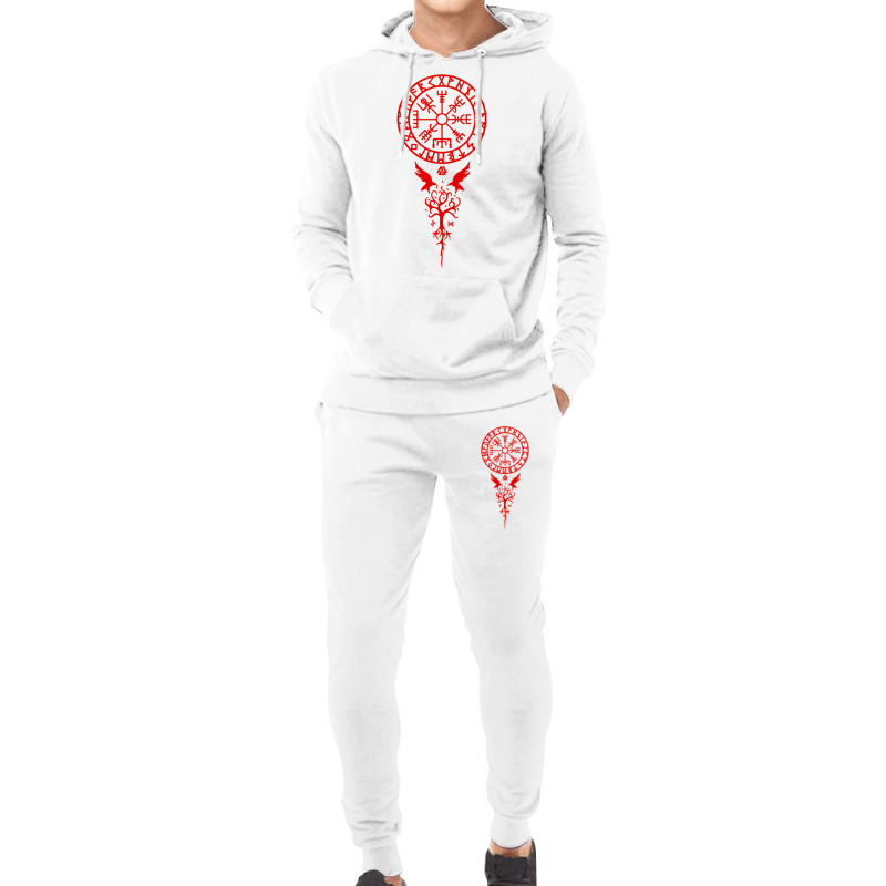 Vegvisir Runes Funny Viking Compass Nordic Gift Men Women Hoodie & Jogger Set | Artistshot