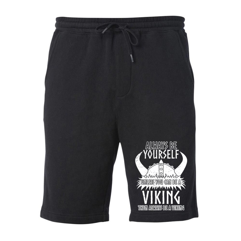 Viking Warrior Quote Gift  Hen Always Be A Viking Fleece Short | Artistshot