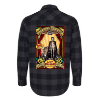 Lady Famine  The Living Skeleton Sideshow Poster Flannel Shirt | Artistshot