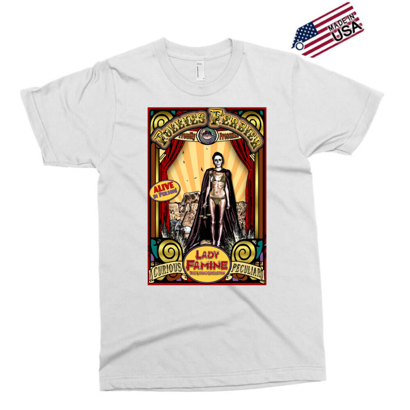 Lady Famine  The Living Skeleton Sideshow Poster Exclusive T-shirt by kebabbmkhabar | Artistshot