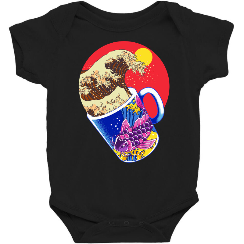 Limited Edition Great Waves Of Monday Mornings Baby Bodysuit | Artistshot