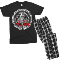 Viking World Our With Backprint Nordic Viking Warrior Men's T-shirt Pajama Set | Artistshot