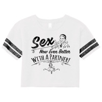 Sex Now Even Better With A Partner! Scorecard Crop Tee | Artistshot