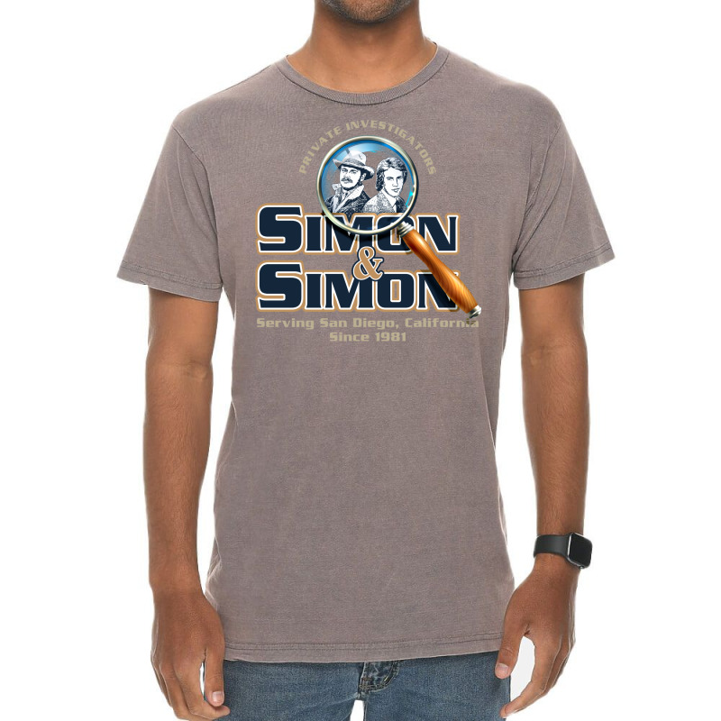 Simon And Simon Private Investigators Vintage T-Shirt by sashuesemetew | Artistshot