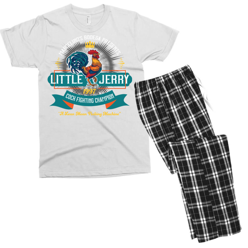 Little Jerry 1997 Cockfighting Champ Men's T-shirt Pajama Set by wasoufkuknag | Artistshot