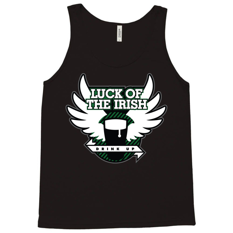 Luck Of The Irish Drink Up Tank Top by wasoufkuknag | Artistshot