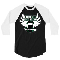 Luck Of The Irish Drink Up 3/4 Sleeve Shirt | Artistshot