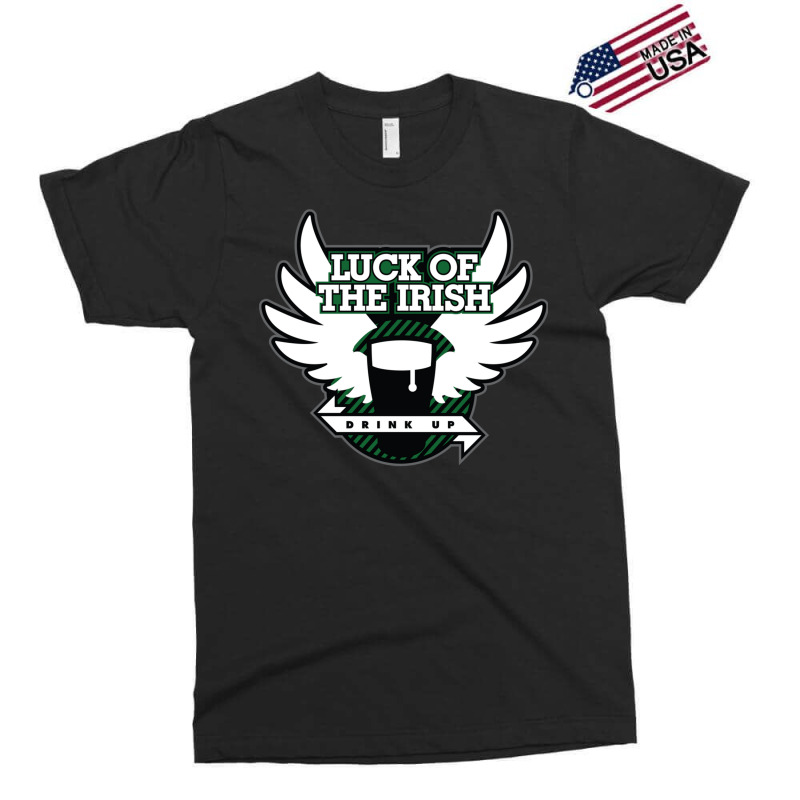 Luck Of The Irish Drink Up Exclusive T-shirt by wasoufkuknag | Artistshot