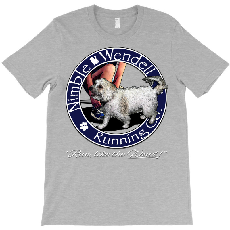 Nimble Wendell Running Co. (painterly Gray) T-Shirt by kheyoce1 | Artistshot