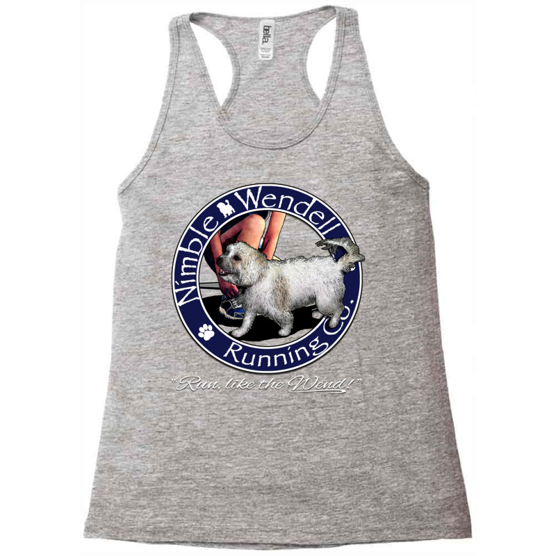 Nimble Wendell Running Co. (painterly Gray) Racerback Tank by kheyoce1 | Artistshot