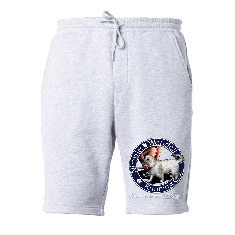 Nimble Wendell Running Co. (painterly Gray) Fleece Short by kheyoce1 | Artistshot