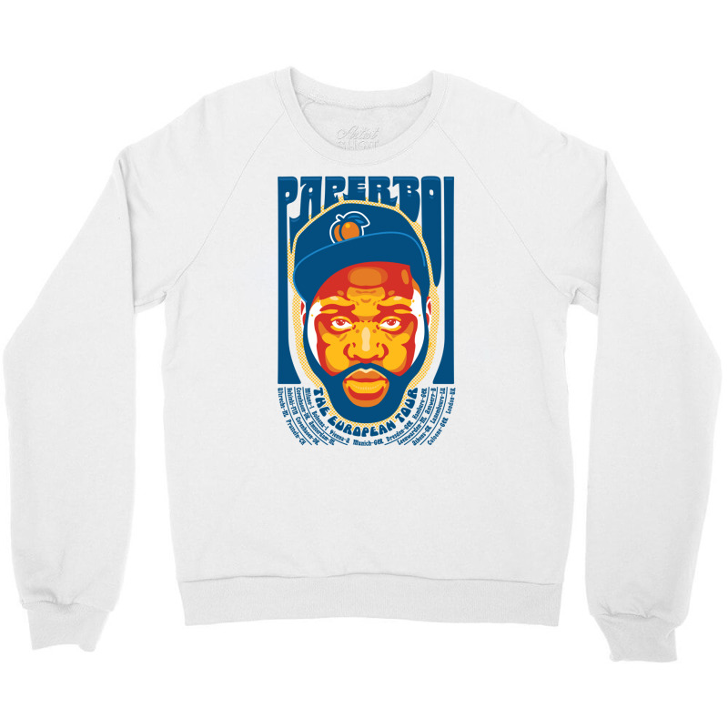 Paper Boi The European Tour Crewneck Sweatshirt | Artistshot