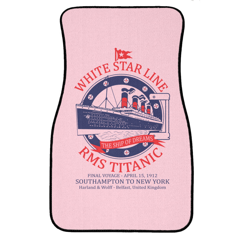 White Star Line   Titanic Front Car Mat | Artistshot