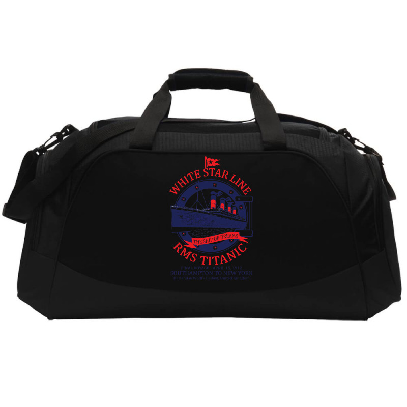 White Star Line   Titanic Active Duffel | Artistshot