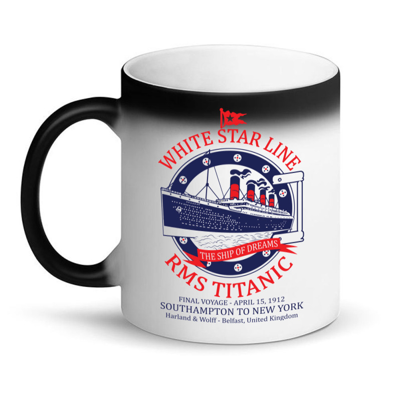 White Star Line   Titanic Magic Mug | Artistshot