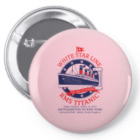 White Star Line   Titanic Pin-back Button | Artistshot