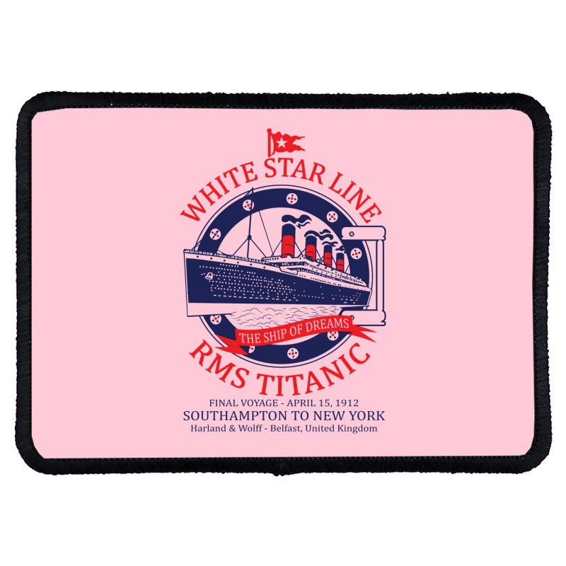 White Star Line   Titanic Rectangle Patch | Artistshot