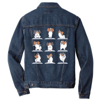 Papillon T  Shirt Papillon Dog Yoga T  Shirt Men Denim Jacket | Artistshot