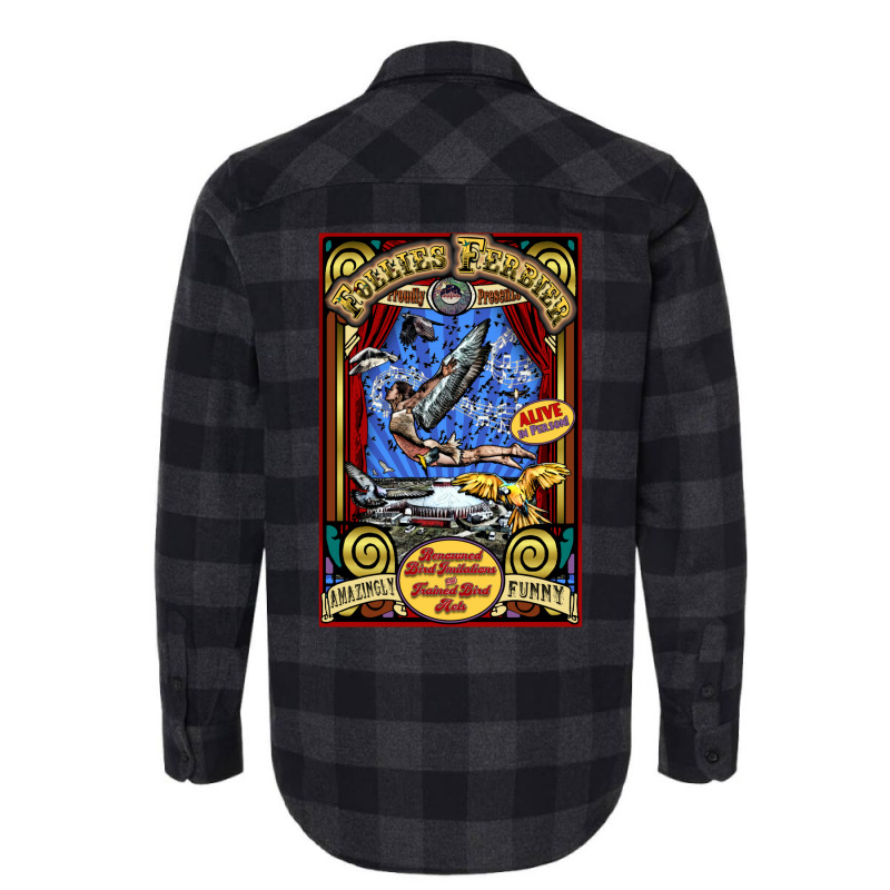 Renowned Bird Imitations & Trained Bird Acts Sideshow Poster Flannel Shirt by abaaneojiugof | Artistshot