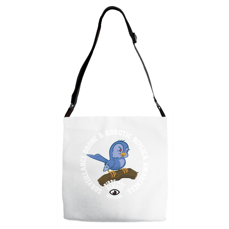 Surveillance Drone And Robotic Replica Awareness Adjustable Strap Totes by sashuesemetew | Artistshot